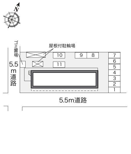 登呂(22970)の駐車配置図
