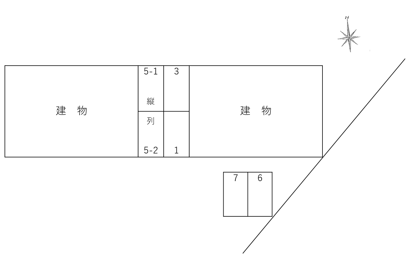 ＤＥＭＥＵＲＥ-ＴＡＩＲＡの駐車配置図