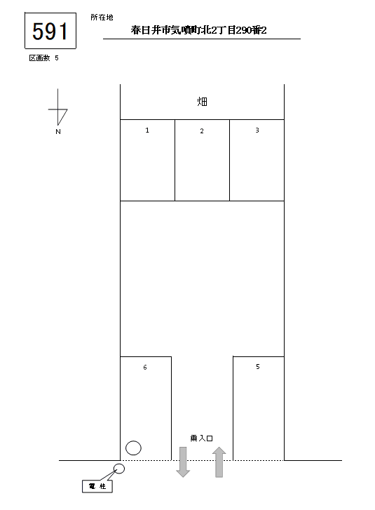 J-591の駐車配置図