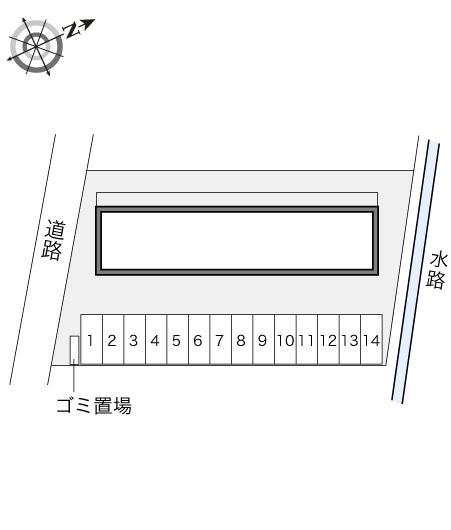 ひだまり(21937)の駐車配置図