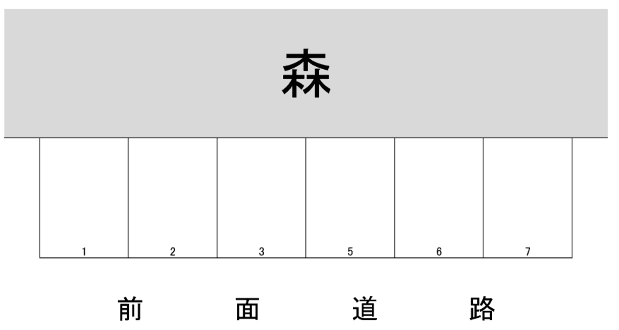 石崎3丁目駐車場の駐車配置図