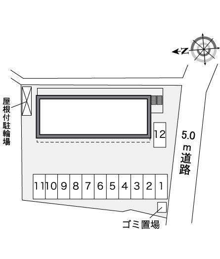 城野(35449)の駐車配置図