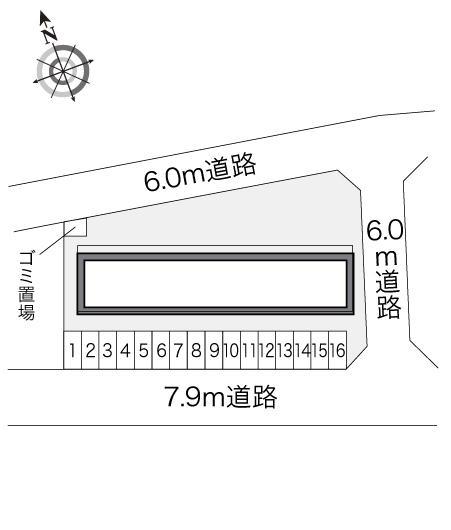 サンライズＮＯＡⅡ(21007)の駐車配置図