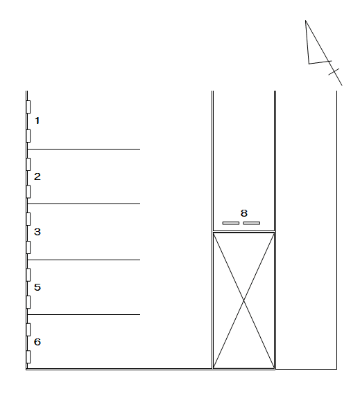７２７の駐車配置図