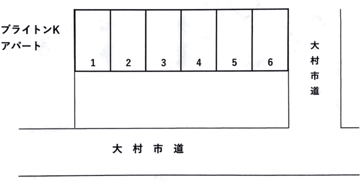くぬぎパーク駐車場の駐車配置図