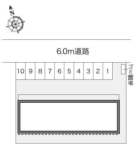 ブラン(21461)の駐車配置図