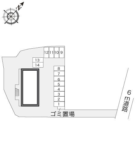 ＦＵＫＡＹＡ(12894)の駐車配置図