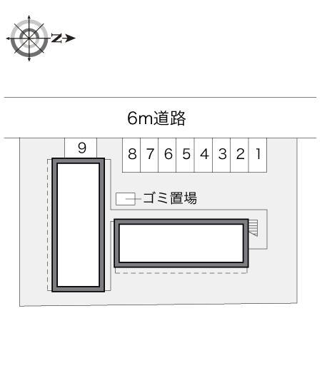 豊南(13850)の駐車配置図