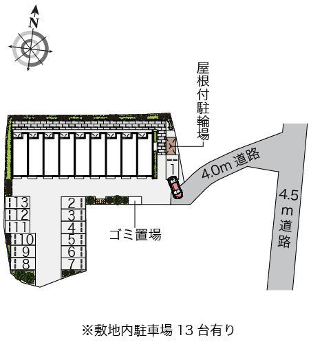 Ｌａｔｔｅ(37742)の駐車配置図
