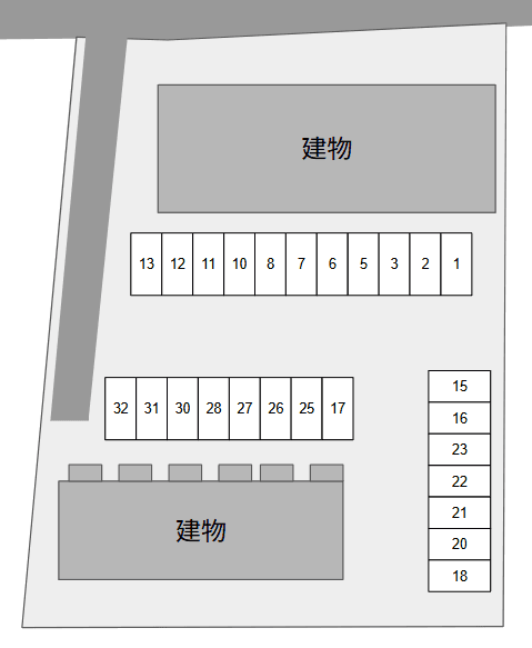 ＹＫホームⅣの駐車配置図