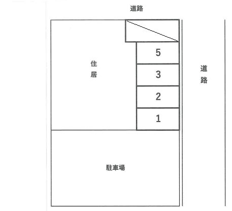 馬場Tパーキングの駐車配置図