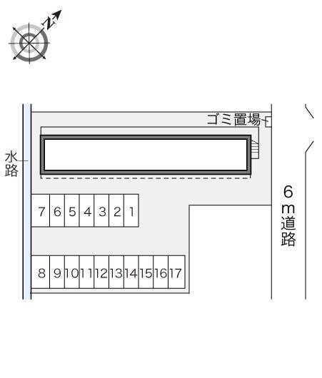ソレーユ(16692)の駐車配置図