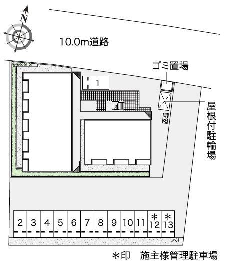 アスパイア(44147)の駐車配置図