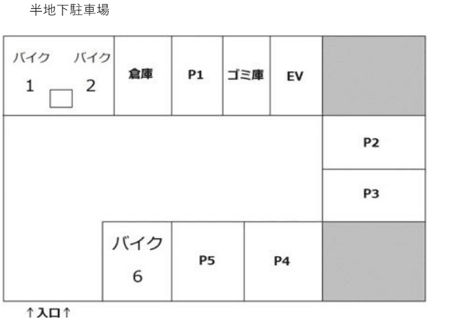 フェニックスコート砧の駐車配置図