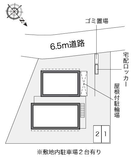 シェル青葉(34785)の駐車配置図
