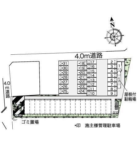 善(43104)の駐車配置図