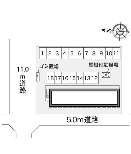 鈴蘭(38268)の駐車配置図