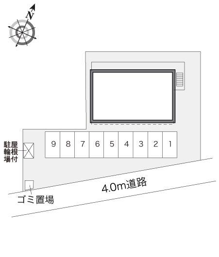 レーブ(24994)の駐車配置図