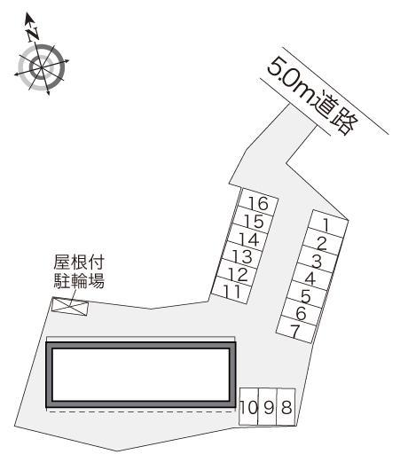 コラテラル(34173)の駐車配置図