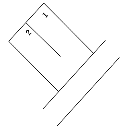 スマイルパーク河原52-1の駐車配置図