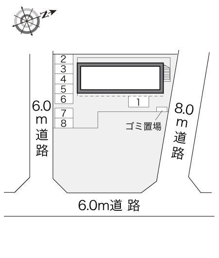 パークサイド(18393)の駐車配置図