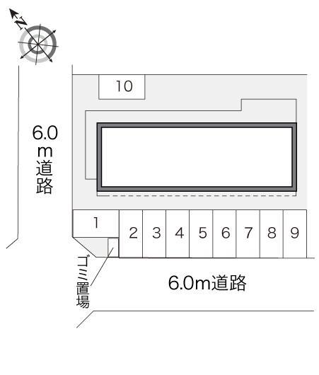 ＫＡＫＵＲＩＮ(12046)の駐車配置図