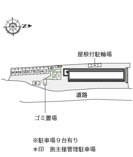 多田Ⅰ(15767)の駐車配置図