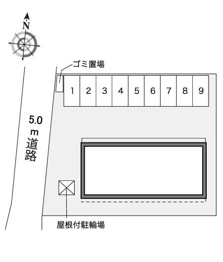 やばせ(30447)の駐車配置図