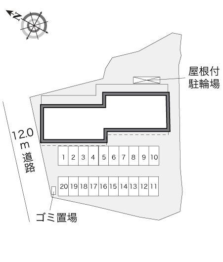 半田山(29577)の駐車配置図