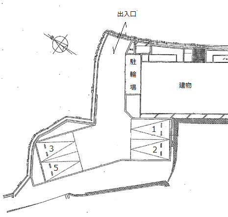 ウエストアップネオメゾンの駐車配置図