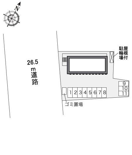 サンハマチ(28312)の駐車配置図