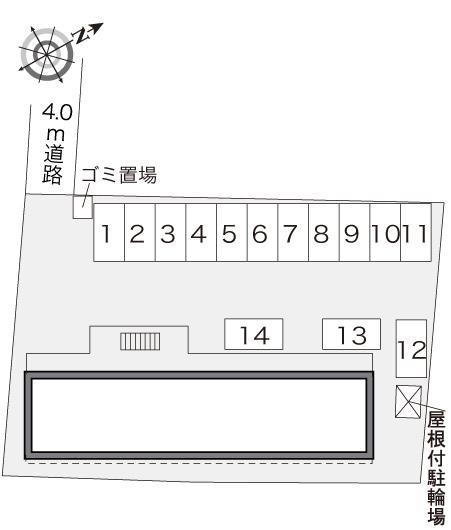アースヒルズ(32427)の駐車配置図