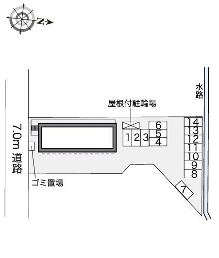 ミュートス　テセラ(40905)の駐車配置図