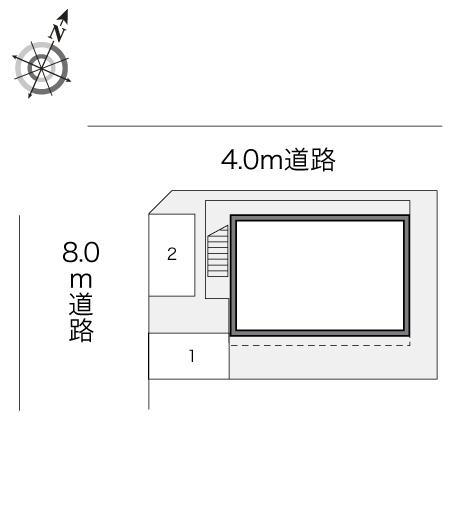 エスポワールⅢ(18036)の駐車配置図