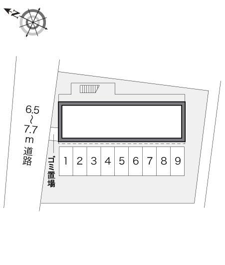 ＲⅡ(17437)の駐車配置図