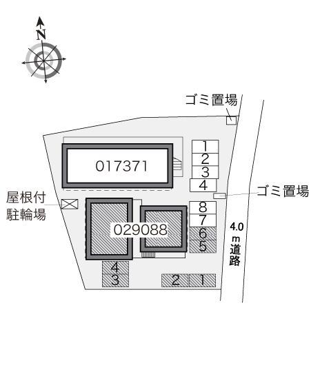ＭＩＮＥⅡ(29088)の駐車配置図