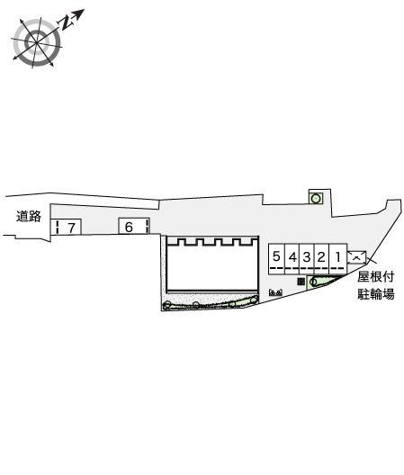 向山(43357)の駐車配置図