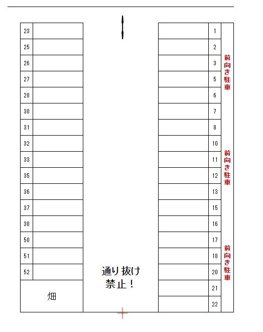 J-058の駐車配置図