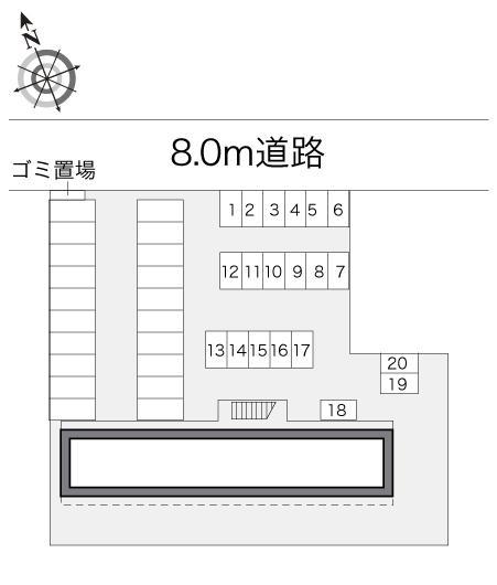 ＫＥＮＴ(19147)の駐車配置図