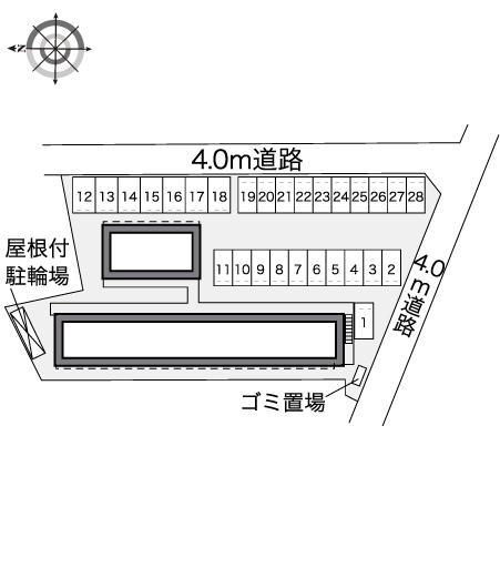 ジェイ新福(40331)の駐車配置図