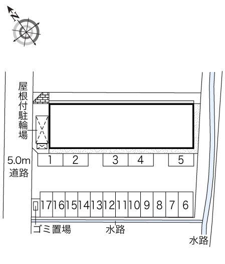 百番館(46174)の駐車配置図