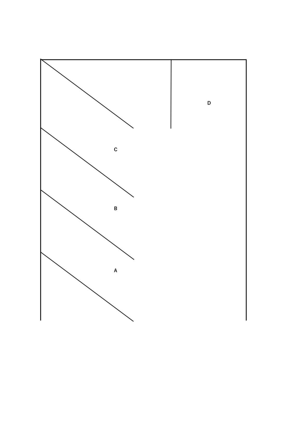 曽根駅南駐車場の駐車配置図