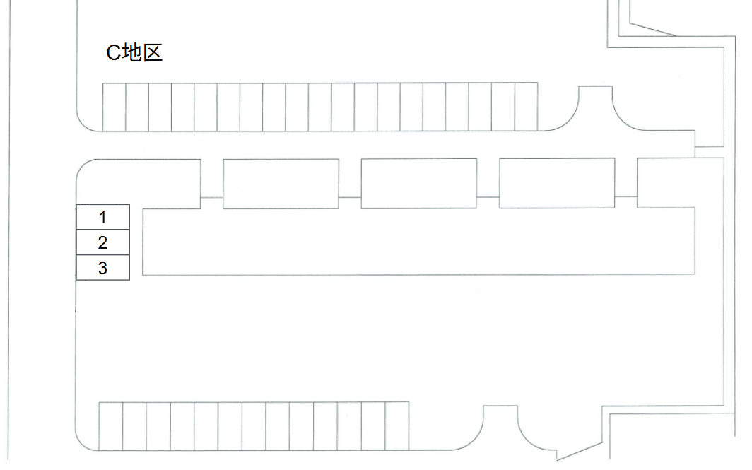 幸町_Ｃ地区の駐車配置図