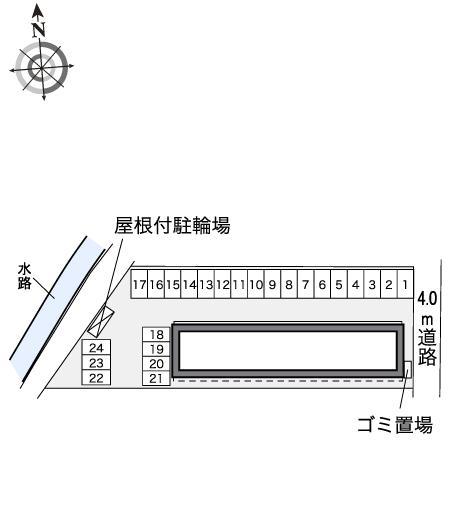 ネスト　川越(30709)の駐車配置図