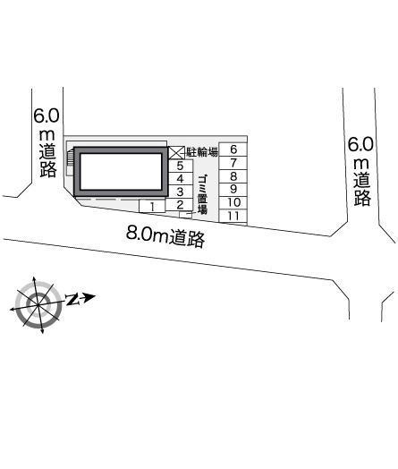 ハートリーフ(25577)の駐車配置図