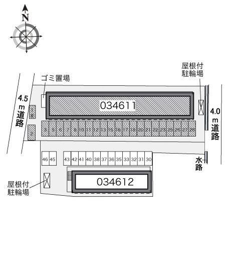 ファースト(34611)の駐車配置図