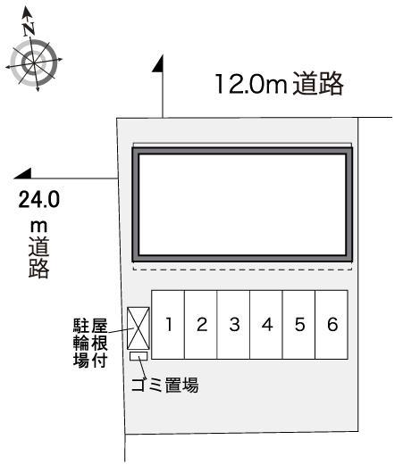 山の辺(30408)の駐車配置図