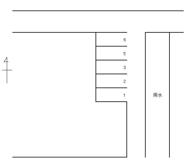 青江四丁目駐車場の駐車配置図