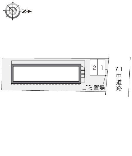 ファンタジー(12816)の駐車配置図
