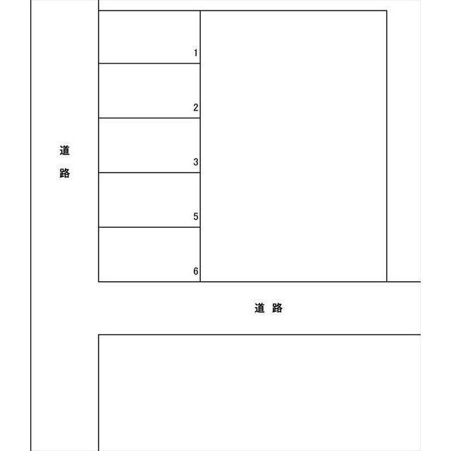 よこパーキングの駐車配置図